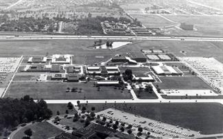 Aerial of Schoolcraft College Campus