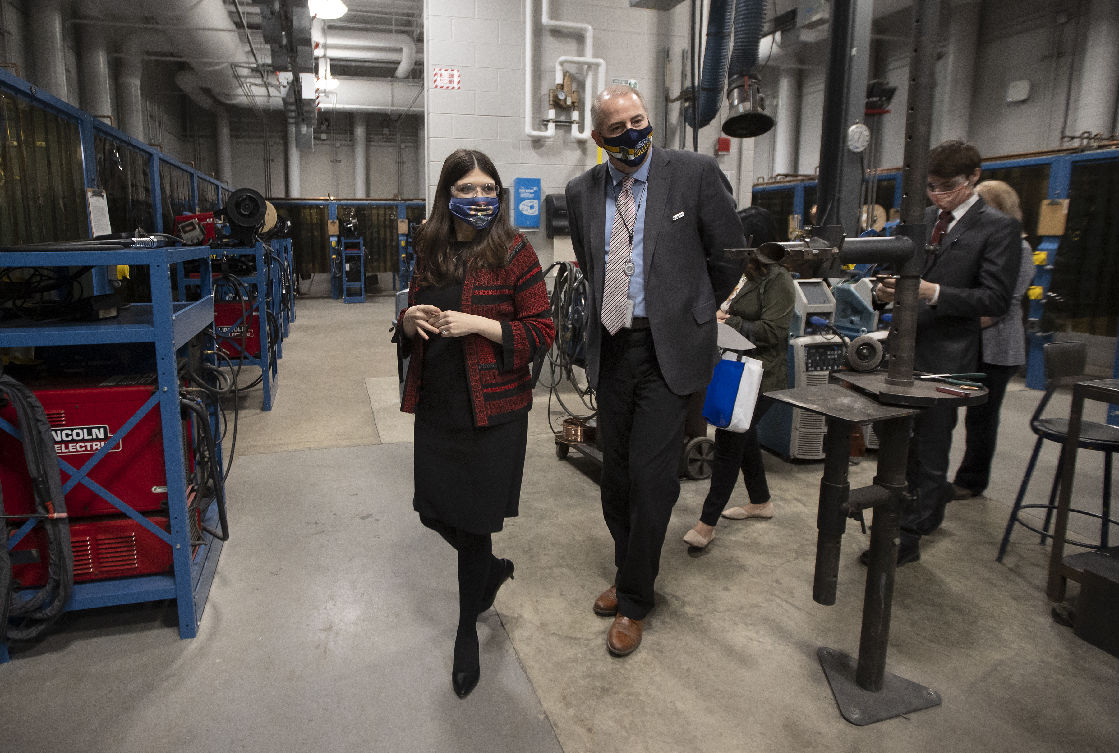Rep. Haley Stevens touring facility