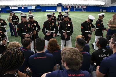 Silent Drill Platoon With Poolees