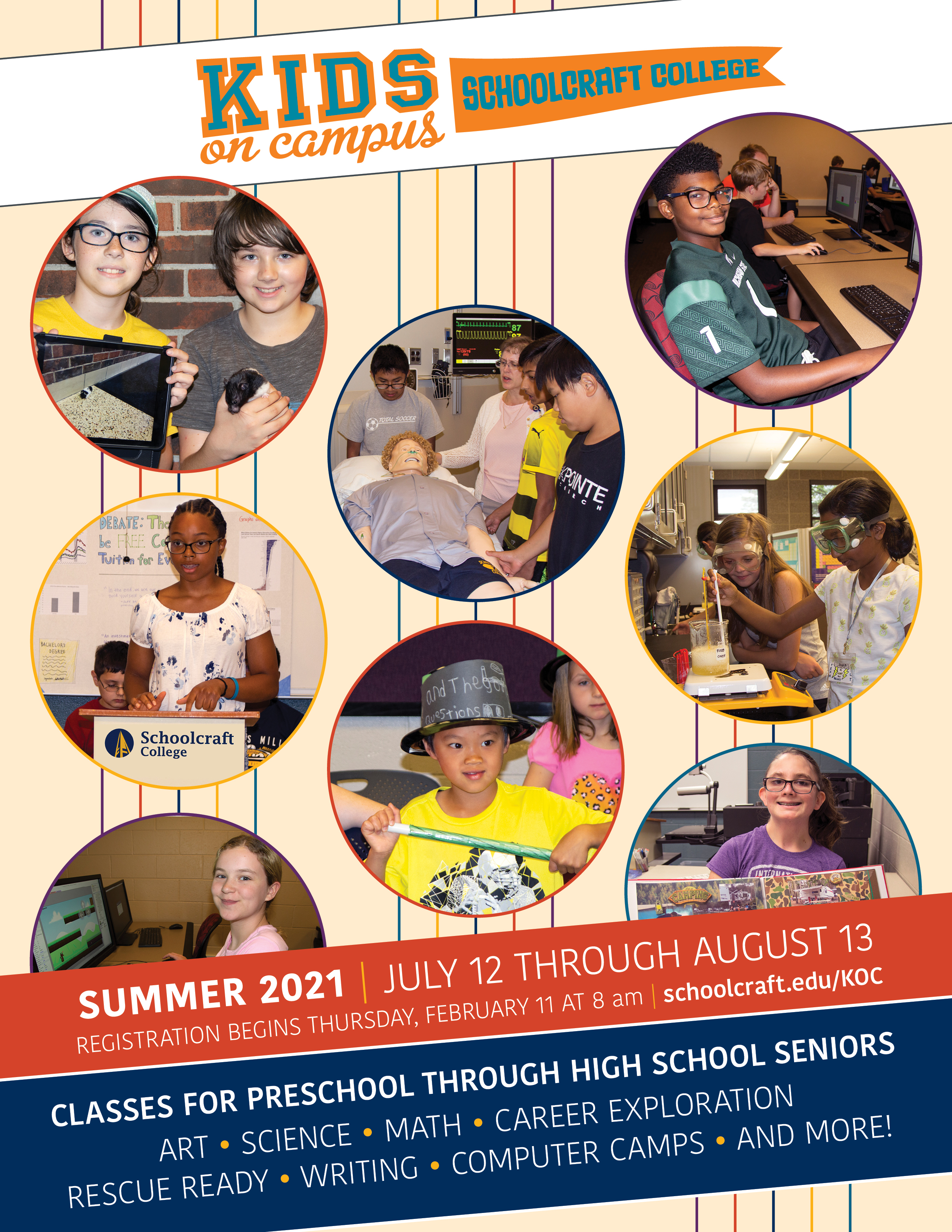 Kids On Campus Cepd Schoolcraft College